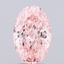 2.50 Ct. Fancy Vivid Pink Oval Lab Grown Diamond