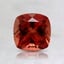 6mm Unheated Orange Cushion Oregon Sunstone