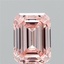 2.03 Ct. Fancy Vivid  Pink Emerald Lab Grown Diamond