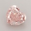 1.59 Ct. Fancy Intense  Pink Heart Lab Grown Diamond