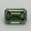 1.22 Ct. Fancy Vivid Green Emerald Lab Grown Diamond