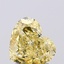 1.55 Ct. Fancy Intense  Yellow Heart Lab Grown Diamond