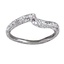 Cascade Ring with Diamond Accents with Hand-Engraved Shadow Band, smallside view