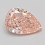 1.10 Ct. Fancy Vivid Pink Pear Lab Grown Diamond