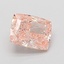 1.01 Ct. Fancy Vivid Pink Cushion Lab Grown Diamond