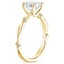 18K Yellow Gold Cleo Diamond Ring, smallside view
