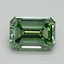 4.04 Ct. Fancy Vivid Green Emerald Lab Grown Diamond