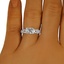 The Zuma Ring, smallzoomed in top view on a hand