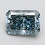 2.06 Ct. Fancy Vivid Blue Radiant Lab Grown Diamond