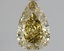 1.58 Ct. Fancy Intense Grayish Yellow Pear Lab Grown Diamond