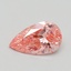 0.74 Ct. Fancy Vivid Pink Pear Lab Grown Diamond