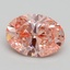 2.11 Ct. Fancy Intense Pink Oval Lab Grown Diamond