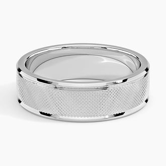 Maverick 6.5mm Wedding Ring in Platinum