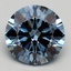 3.02 Ct. Fancy Intense Blue Round Lab Grown Diamond