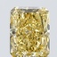 1.01 Ct. Fancy Vivid Yellow Radiant Lab Grown Diamond