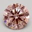 2.50 Ct. Fancy Intense Pink Round Lab Grown Diamond