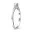 The Agna Ring, smalltop view on a hand