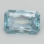 4.11 Ct. Fancy Vivid Blue Radiant Lab Grown Diamond