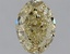 1.01 Ct. Fancy  Yellow Oval Lab Grown Diamond