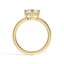 Double Claw Prong Hidden Halo Ring, smallview