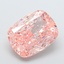 11.05 Ct. Fancy Vivid Pink Cushion Lab Grown Diamond