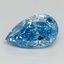 2.01 Ct. Fancy Vivid Blue Pear Lab Grown Diamond