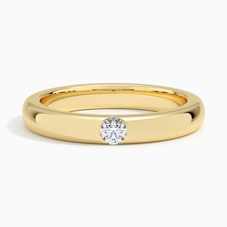 Modern Single Stone Ring