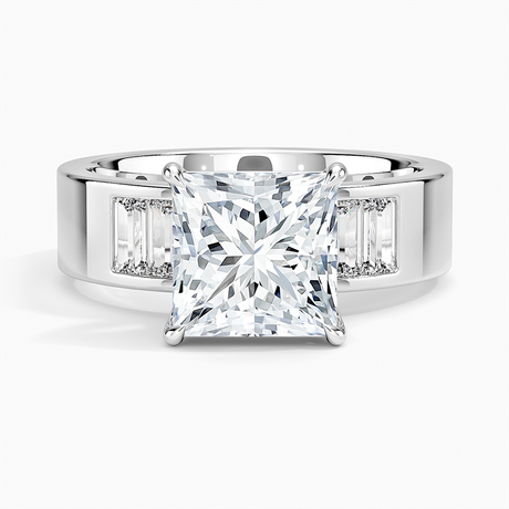 18K White Gold Peyton 5mm Channel-Set Diamond Ring