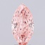 2.05 Ct. Fancy Vivid Pink Marquise Lab Grown Diamond