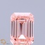 1.58 Ct. Fancy Vivid Pink Emerald Lab Grown Diamond