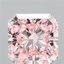 2.84 Ct. Fancy Vivid  Pink Radiant Lab Grown Diamond