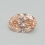 0.45 Ct. Fancy Vivid Pink Oval Lab Grown Diamond