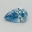 0.71 Ct. Fancy Vivid Blue Pear Lab Grown Diamond