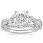 18KW Moissanite Luxe Willow Bridal Set (1/2 ct. tw.), smalltop view