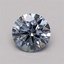 0.58 Ct. Fancy Vivid Blue Round Lab Grown Diamond