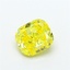 1.04 Ct. Fancy Vivid Yellow Cushion Lab Grown Diamond