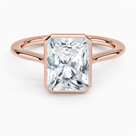 14K Rose Gold Petite Luna 1.5mm Bezel Ring