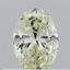 0.35 Ct. Fancy Yellow Oval Lab Grown Diamond