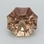9.2x8.7mm Unheated Yellow Octagon Oregon Sunstone
