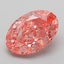 4.01 Ct. Fancy Vivid Pink Oval Lab Grown Diamond