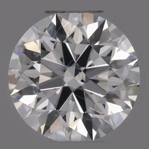 Round diamond — real photo