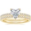 18K Yellow Gold Luxe Ballad Perfect Fit Diamond Bridal Set