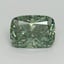 1.51 Ct. Fancy Vivid Pacific Green Cushion Lab Grown Diamond