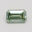 0.76 Ct. Fancy Intense Green Emerald Lab Grown Diamond