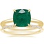 18K Yellow Gold Petite Elodie Ring with Whisper Diamond Ring (1/10 ct. tw.)