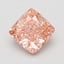 1.08 Ct. Fancy Vivid Pink Cushion Lab Grown Diamond