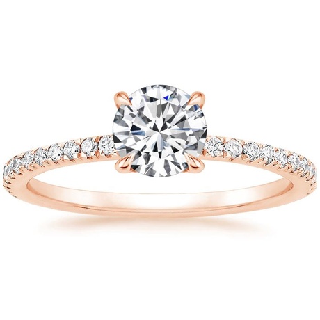 14K Rose Gold Luxe Viviana Diamond Bridal Set (1/2 ct. tw.)