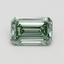 0.91 Ct. Fancy Intense Green Emerald Lab Grown Diamond