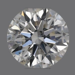 Round diamond — real photo