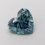 1.77 Ct. Fancy Vivid Blue Heart Lab Grown Diamond